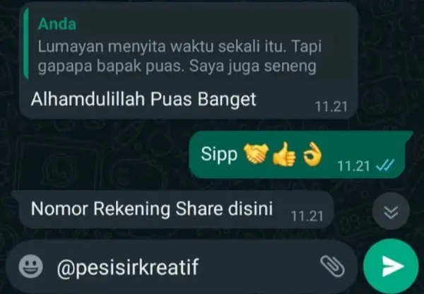 Customer puas