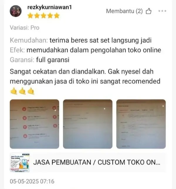 Review toko online