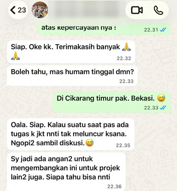 Ingin lanjut projek lain